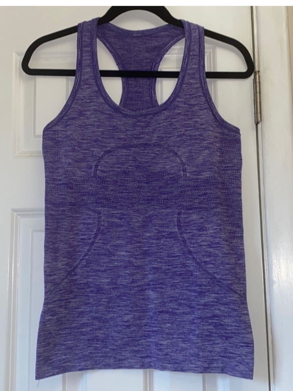 Lululemon swiftly tech racerback purple space dyed size 6